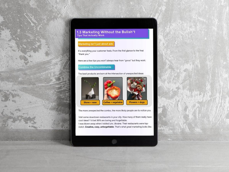 Part 1: Marketing Fundamentals