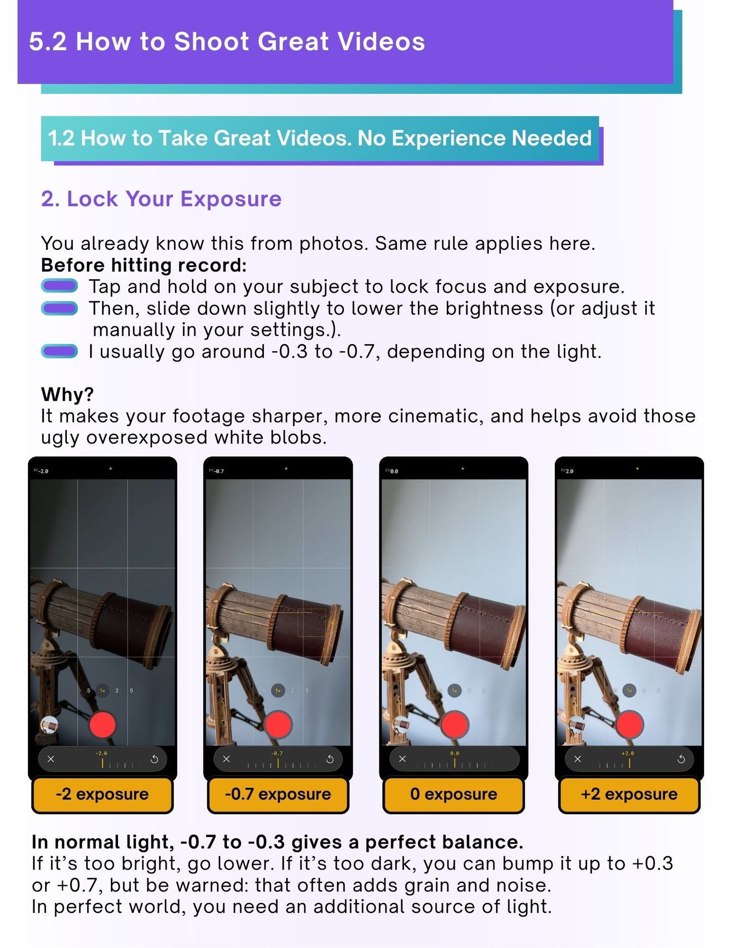 Part 5: Learn How to Take Great Photos & Videos