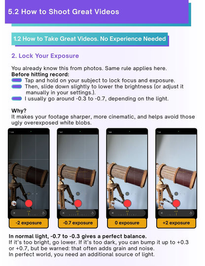 Part 5: Learn How to Take Great Photos & Videos